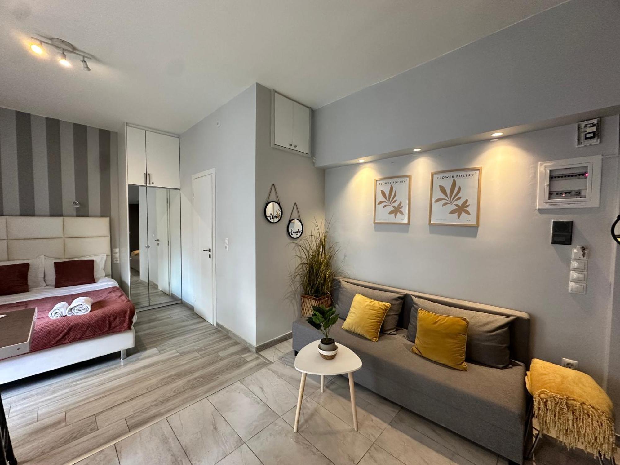 Walk To Markets From A Cozy Studio By Cielo Homes Athen Exterior foto